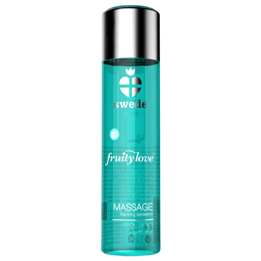 SWEDE - FRUITY LOVE WARMING EFFECT MASSAGE OIL BLACK CURRANT AND LIME 120 ML - D-227017