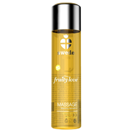 SWEDE - FRUITY LOVE WARMING EFFECT MASSAGE OIL TROPICAL FRUITY WITH HONEY 120 ML. - D-227021