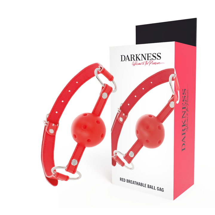 DARKNESS - RED BREATHABLE GAG - D-221194