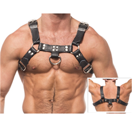 LEATHER BODY - CHAIN HARNESS III - D-208610