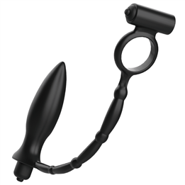 ADDICTED TOYS - ANAL PLUG WITH VIBRATORY RING - D-227618