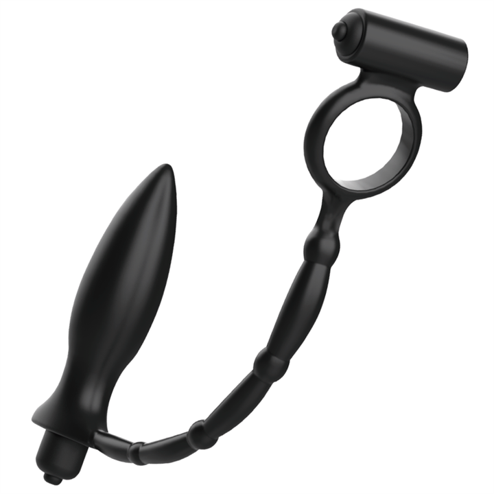 ADDICTED TOYS - ANAL PLUG WITH VIBRATORY RING - D-227618