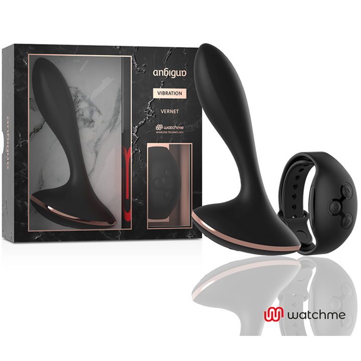ANBIGUO - WATCHME REMOTE CONTROL VIBRATOR ANAL PLUG VERNET - D-228363