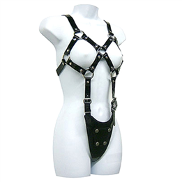 LEATHER BODY - EXPOSED BODY WOMAN - D-205469