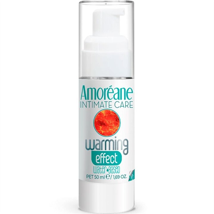 AMOREANE - WATER BASED LUBRICANT WITH HEAT EFFECT 50 ML - D-237313 - Teknashop Ltd