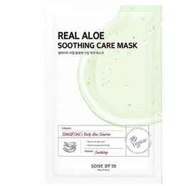 Some By Mi, Real Aloe, Soothing, Sheet Mask, For Face, 20 g