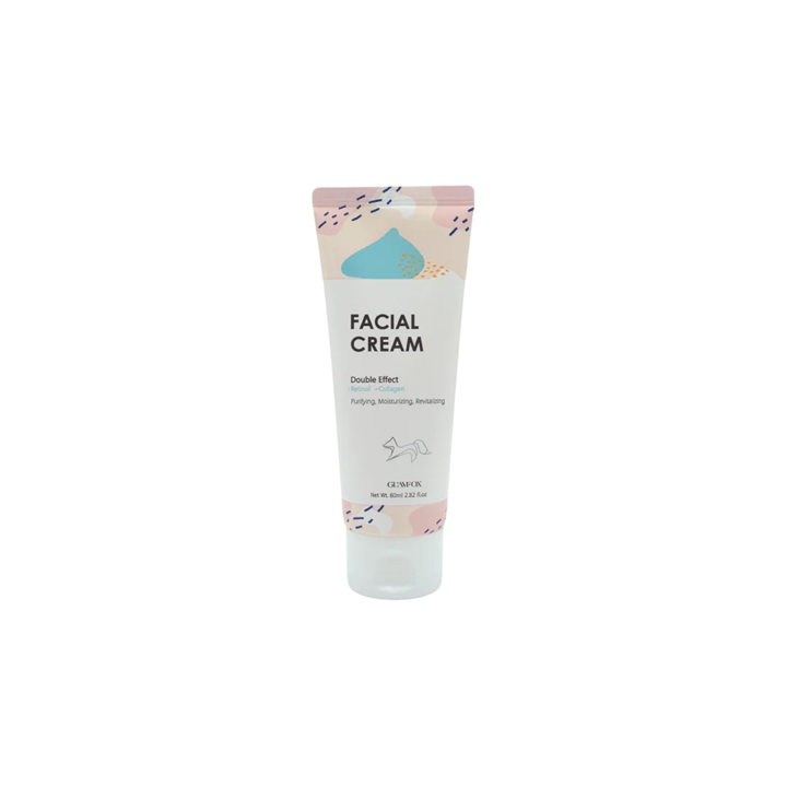 Glamfox, Double Effect, Collagen, Hydrating & Purifying, Day, Cream, For Face, 80 ml