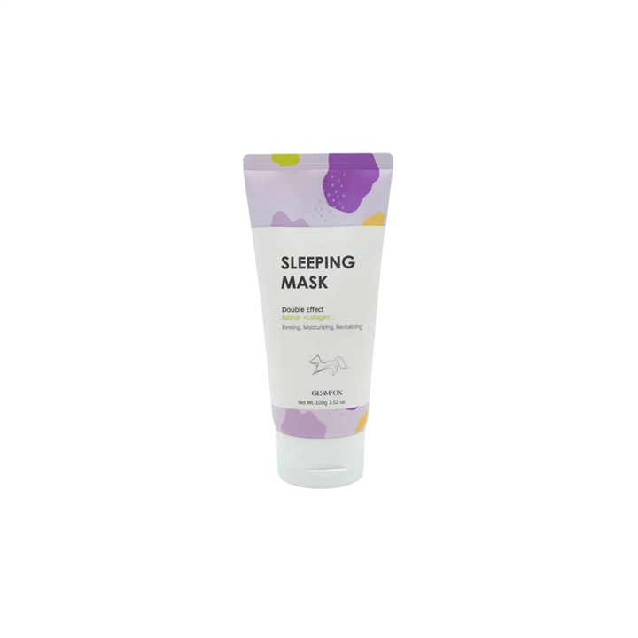 Glamfox, Double Effect, Firming & Hydrating, Overnight, Cream Mask, For Face, 100 ml