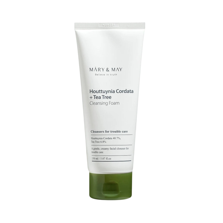 Mary and May, Houttuynia Cordata +Tea Tree, Gentle Cleansing, Cleansing Foam, 150 ml