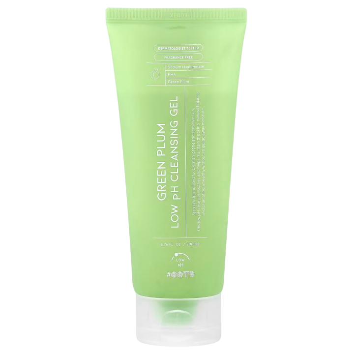 OOTD, Green Plum, Cleansing & Hydrating, Cleansing Gel, For Face, 200 ml