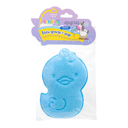 Esponjabon, Cotton Candy, Cleansing & Exfoliating, Gourmand, Soap & Sponge 2-In-1, Body