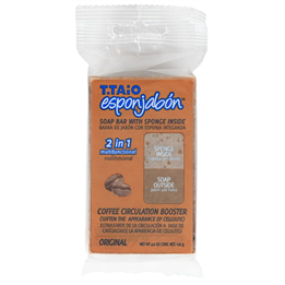Esponjabon, Coffee, Cleansing & Softening, Coffee, Soap & Sponge 2-In-1, Body, 120 g