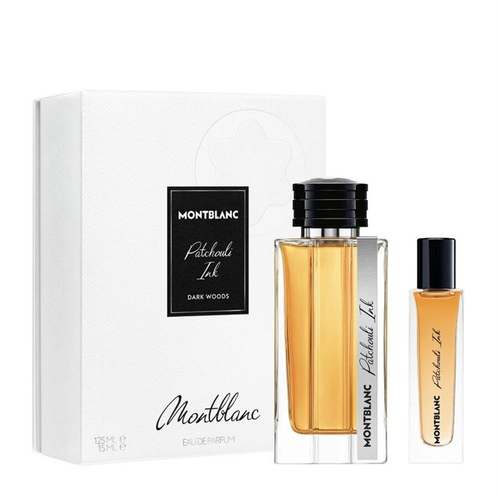 Set Montblanc: Patchouli Ink, Eau De Parfum, For Men, 125 ml + Patchouli Ink, Eau De Parfum, For Men, 15 ml - Teknashop Ltd
