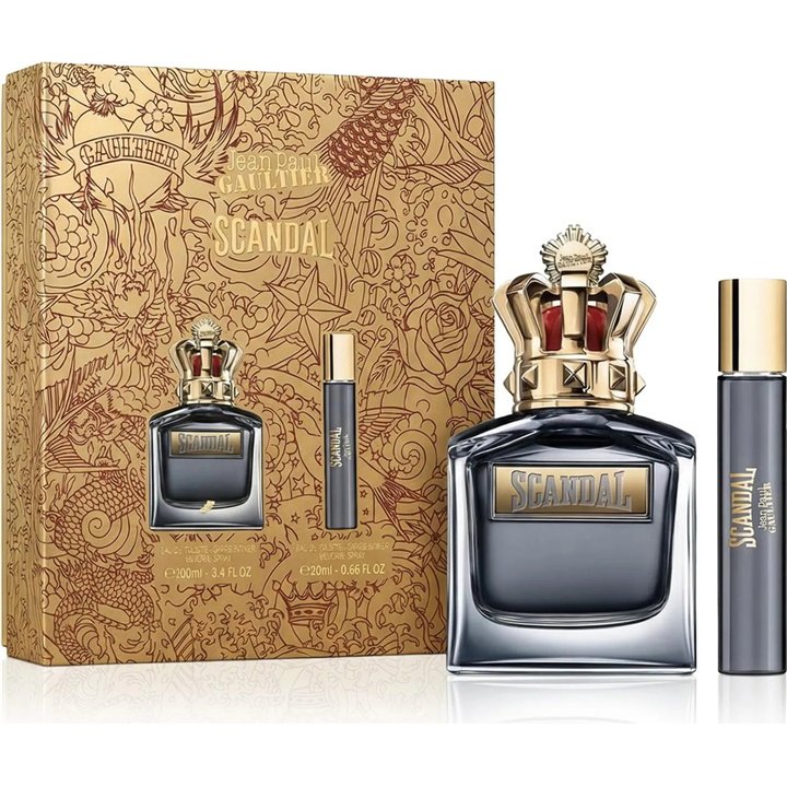 Set Jean Paul Gaultier: Scandal Pour Homme, Eau De Toilette, For Men, 100 ml + Scandal Pour Homme, Eau De Toilette, For Men, 20 