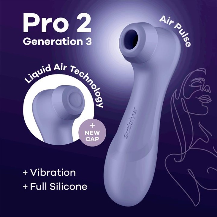 Pro 2 Gen 3 Liquid Air Technology Suction and Vibration Lilac - 4061504051895