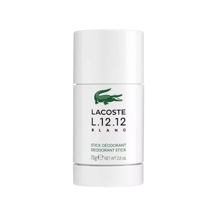 Lacoste, Eau de Lacoste L.12.12 Blanc, 24h Protection, Deodorant Stick, For Men, 75 g