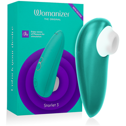 WOMANIZER - STARLET 3 CLITORAL STIMULATOR TURQUOISE - D-235664