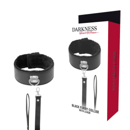 DARKNESS - LINED NECKLACE WITH TITANIUM CHAIN - D-226698