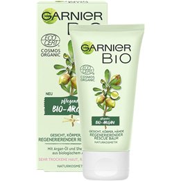 Garnier, Bio - Argan Nutriente, Argan Oil, Body Balm, Face, Body, Hands, 50 ml