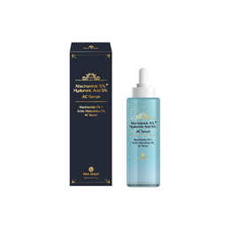 PaxMoly, Ac Serum, Niacinamide 5% + Hyaluronic Acid 5%, Anti-Aging, Day & Night, Serum, For Face, 50 ml