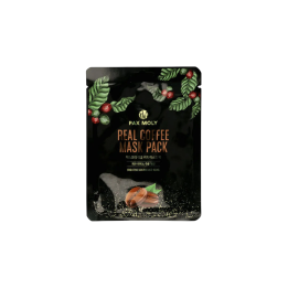 PaxMoly, Real Coffee, Hydration & Elasticity, Sheet Mask, For Face, 25 ml