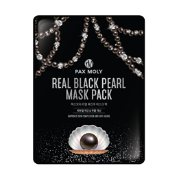 PaxMoly, Real Black Pearl, Anti-Aging, Sheet Mask, For Face, 25 ml