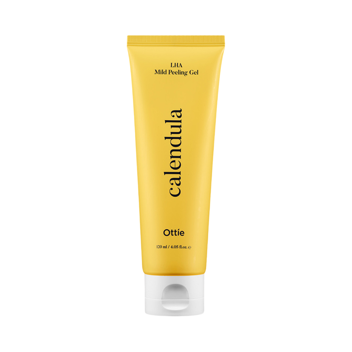 Ottie, Calendula, Soothing, Exfoliating & Moisturising, Peeling Gel, 120 ml