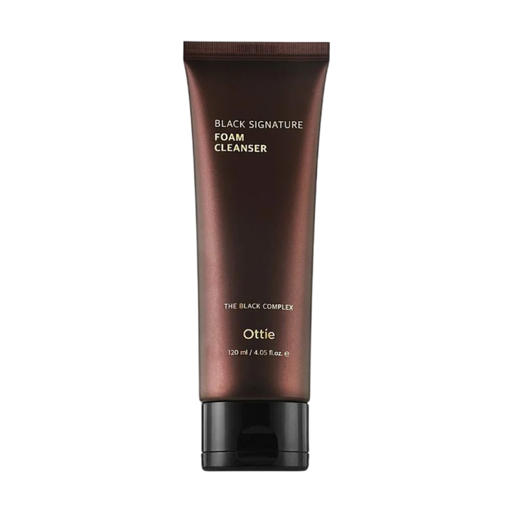 Ottie, Black Line, Cleansing & Nourishing, Cleansing Foam, 120 ml