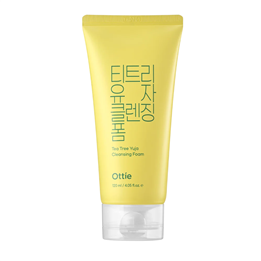 Ottie, Tea Tree Yuja, Eliminates Impurities, Cleansing Foam, 120 ml