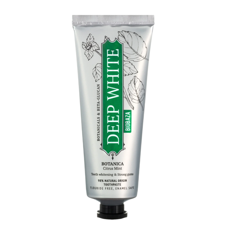 Biobaza, Deep White, Vegan & Natural Ingredients, Whitening, Toothpaste, 75 ml
