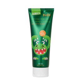 Biobaza, Applechu Monster, Fruity & Fresh, Shower Gel & Shampoo 2-In-1, Natural Ingredients, 250 ml
