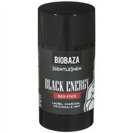 Biobaza, Black Energy, Natural Ingredients, Refreshing & Protecting, Fresh & Green, Deodorant Stick, For Men, 50 ml