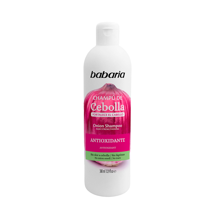 Babaria, Onion, Hair Shampoo, Antioxidant & Fortifying, 380 ml