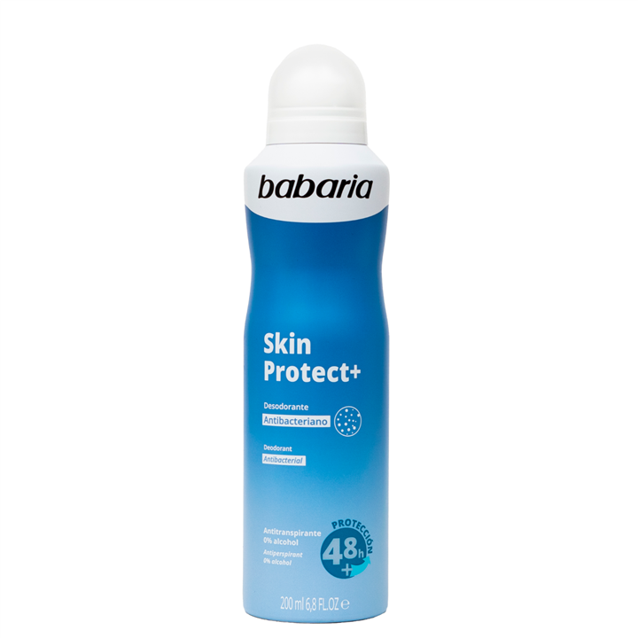 Babaria, Skin Protect+, 48h Protection, Deodorant Spray, Unisex, 200 ml