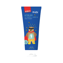 Biobaza, Action Hero, Shower Gel & Shampoo 2-In-1, 250 ml