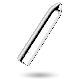 BLACK&SILVER - KAILAN 2 SILVER VIBRATING MAGNETIC BULLET - D-223178