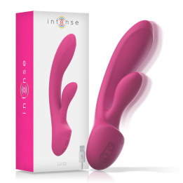 INTENSE - LUIGI RABBIT VIBRATOR PINK LIQUID SILICONE - D-234768