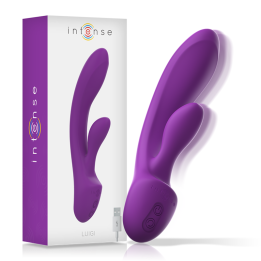 INTENSE - LUIGI RABBIT VIBRATOR LIQUID SILICONE PURPLE - D-234769