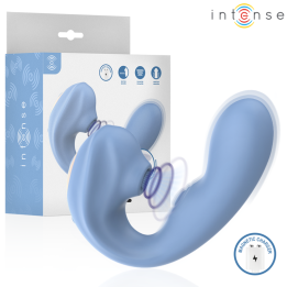 INTENSE - GINA MULTIFUNCTION CLITORAL STIMULATOR BLUE - D-246251