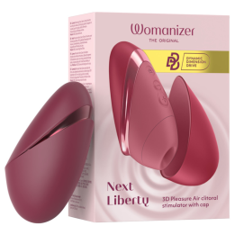 WOMANIZER - NEXT LIBERTY 3D PLEASURE AIR CLITORAL STIMULATOR BORDEAUX - D-246839