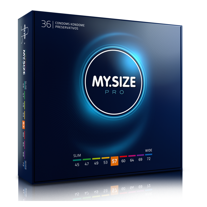 MY SIZE - PRO CONDOMS 57 MM 36 UNITS - D-228869