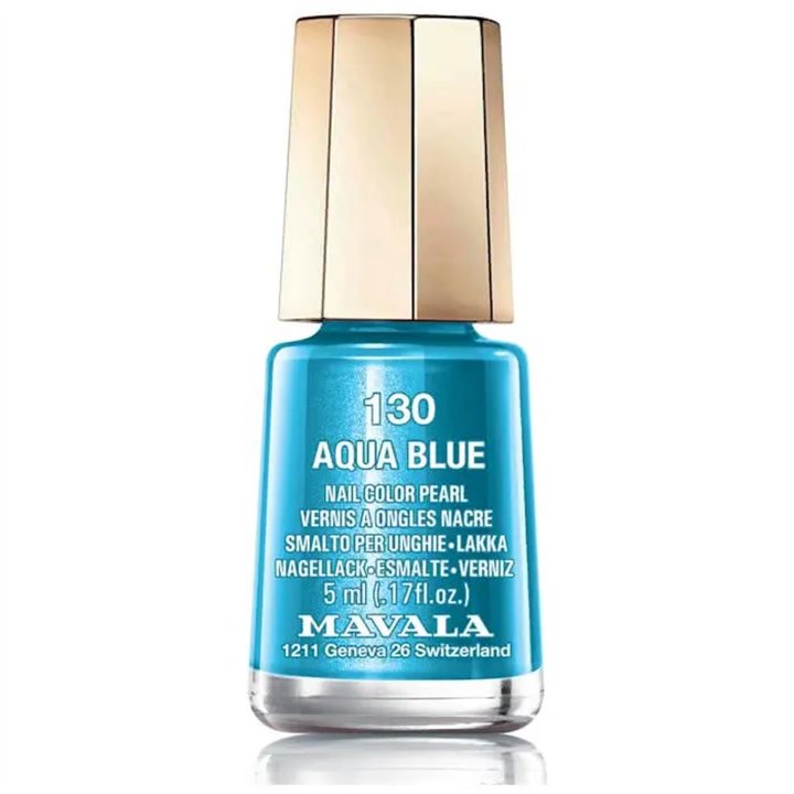 Mavala Nail Polish 130 Aqua Blue 5ml - unisex