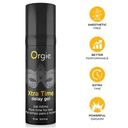 ORGIE - XTRA TIME DELAY GEL ANESTHETIC FREE 15 ML - D-246766
