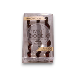 Set Trio, InvisiBobble, Waves, Hair Clip, Pretty Dark, 3 pcs
