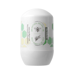 Biobaza, Bee's Honey & Oat Milk, Natural Ingredients, Soothing & Nourishing, Deodorant Roll-On, Unisex, 50 ml