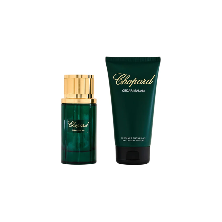 Set Chopard: Cedar Malaki, Eau De Parfum, Unisex, 80 ml + Cedar Malaki, Cleansing & Moisturising, Shower Gel, For All Skin Types