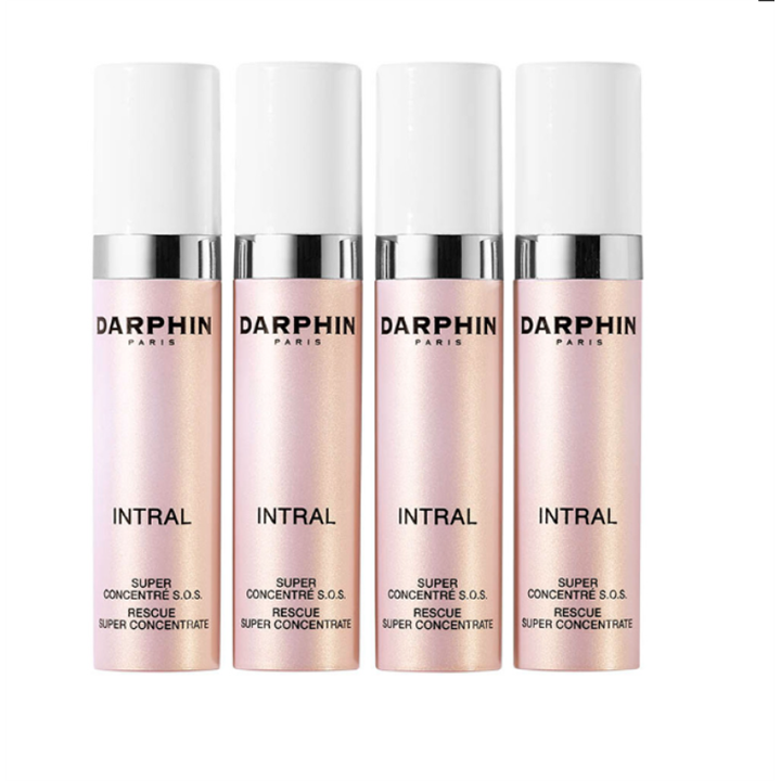 Set, Darphin, Intral - Rescue, Vitamin E, Soothe/Stabilize & Strengthen, Concentrate, For Face, 4 pcs, 7 ml