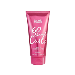 Umberto Giannini, 60 Second Curls, Hair Treatment Cream Mask, Hydrating & Frizz Control, 200 ml