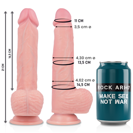 ROCKARMY - LIQUID SILICONE PREMIUM SPITFIRE REALISTIC 21 CM -O- 4.62 CM - D-223368