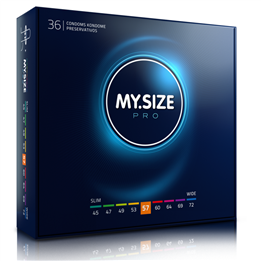 MY SIZE - PRO CONDOMS 57 MM 36 UNITS - D-228869